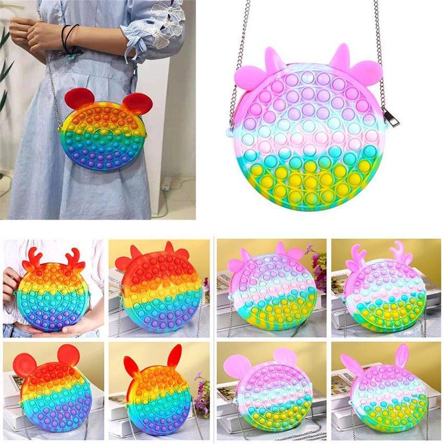 DHL Fidget Toys Sensory Fashion Makeup coin purse Push Bubble Rainbow Anti Stress Educational Children And Adults Decompression Toy Girl gifts
DHL Fidget Toys Sensory Fashion Makeup coin purse Push Bubble Rainbow Anti Stress Educational Children And Adults Decompression Toy Girl gifts