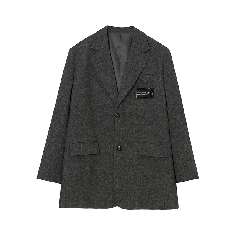 IEFB men's suit coat loose causal breasted blazers spring 210524