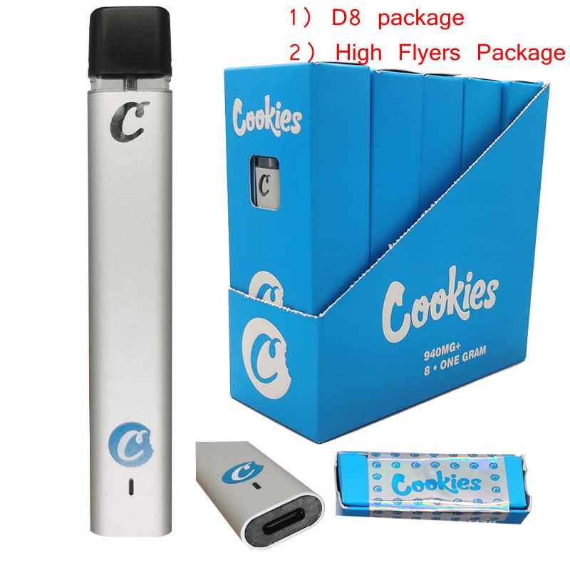 Cookies Disposable vape pen cigarettes D8 D9 D10 Empty Vaporizer Rechargeable 240mah battery 1.0ml Tank Box Cartridge Packaging Snap On Tip
Cookies Disposable vape pen cigarettes D8 D9 D10 Empty Vaporizer Rechargeable 240mah battery 1.0ml Tank Box Cartridge Packaging Snap On Tip