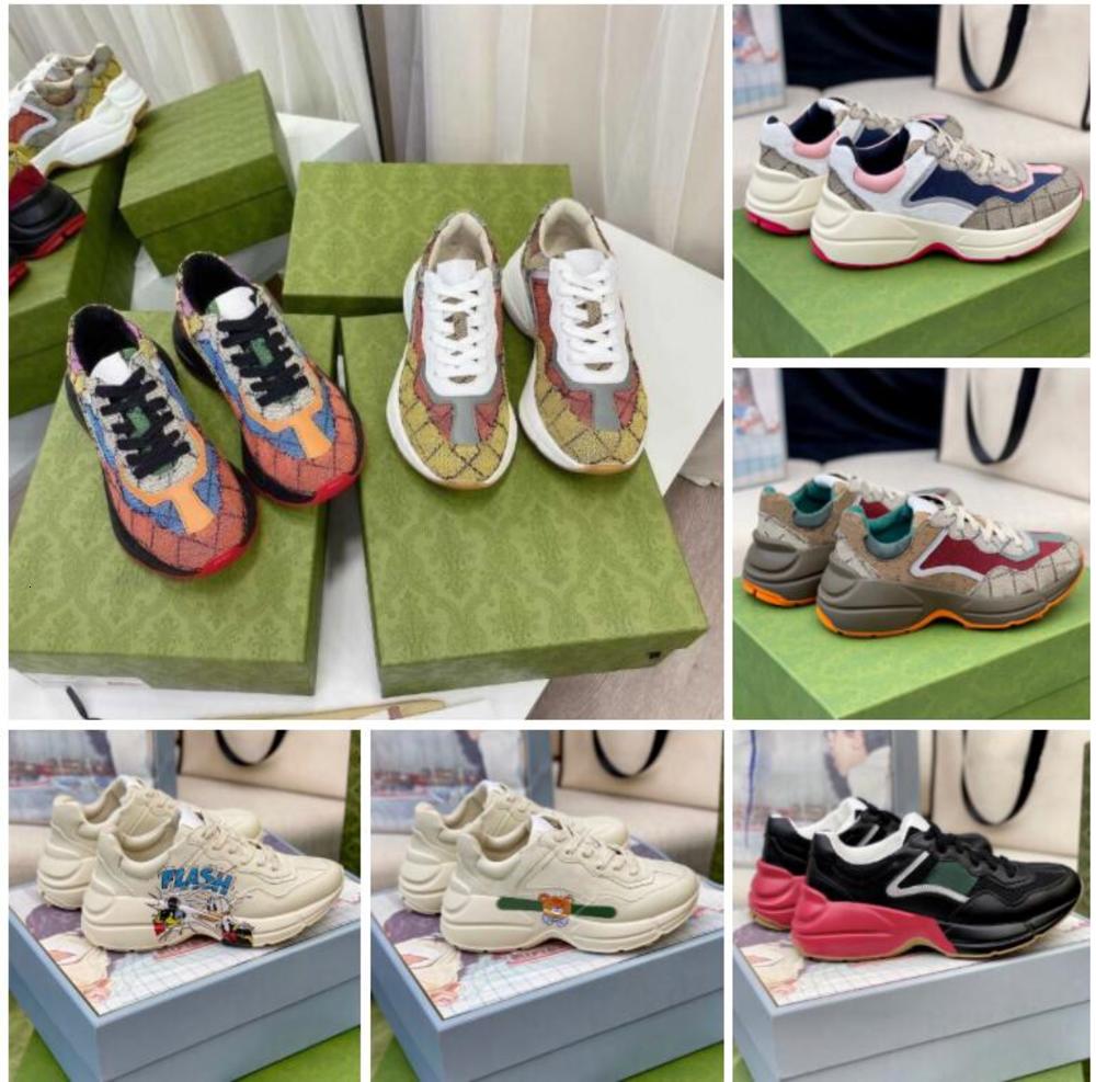 20SS Designer Rhyton Sneakers Beige Men Trainers Vintage Luxury Chaussures Ladies with box size shoes 35-46
20SS Designer Rhyton Sneakers Beige Men Trainers Vintage Luxury Chaussures Ladies with box size shoes 35-46
