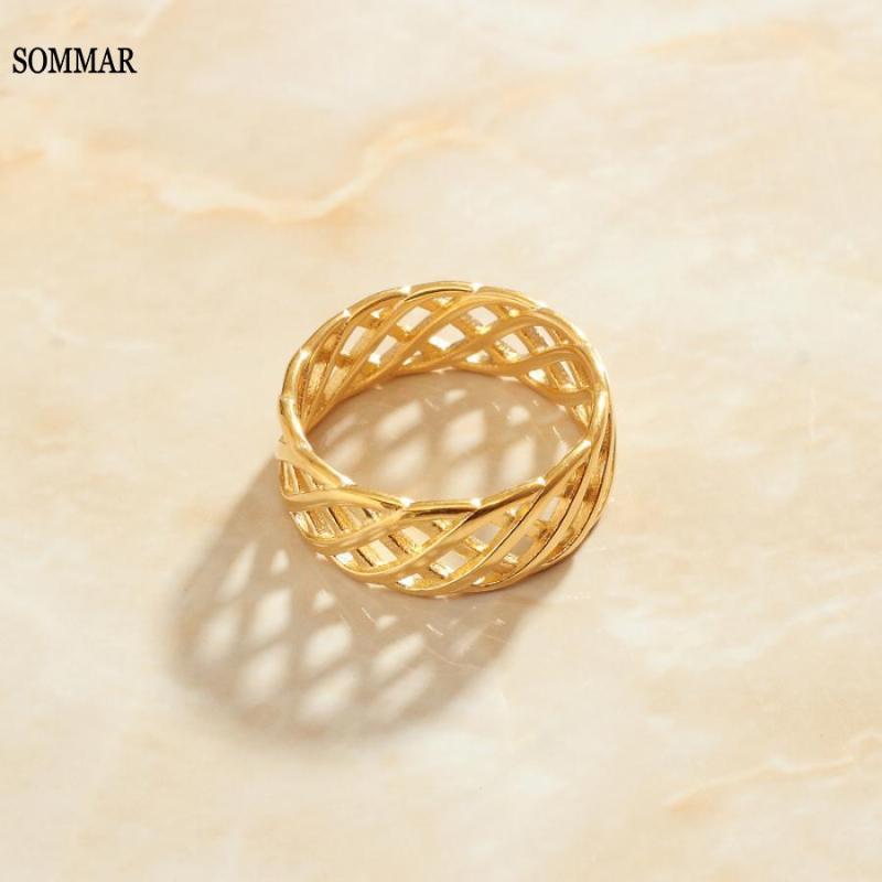Cluster Rings SOMMAR Gorgeous Gold Color Girlfriend Joint Knuckle Metal Hollowing Opal Charming Jewelry Accessories, Golden;silver
Cluster Rings SOMMAR Gorgeous Gold Color Girlfriend Joint Knuckle Metal Hollowing Opal Charming Jewelry Accessories, Golden;silver
