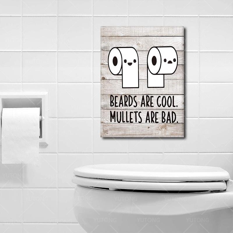 Paintings Funny Bathroom Quotes Toilet Paper Poster Print For Restroom Home Decor Retro Farmhouse Canvas Wall Art Painting
Paintings Funny Bathroom Quotes Toilet Paper Poster Print For Restroom Home Decor Retro Farmhouse Canvas Wall Art Painting