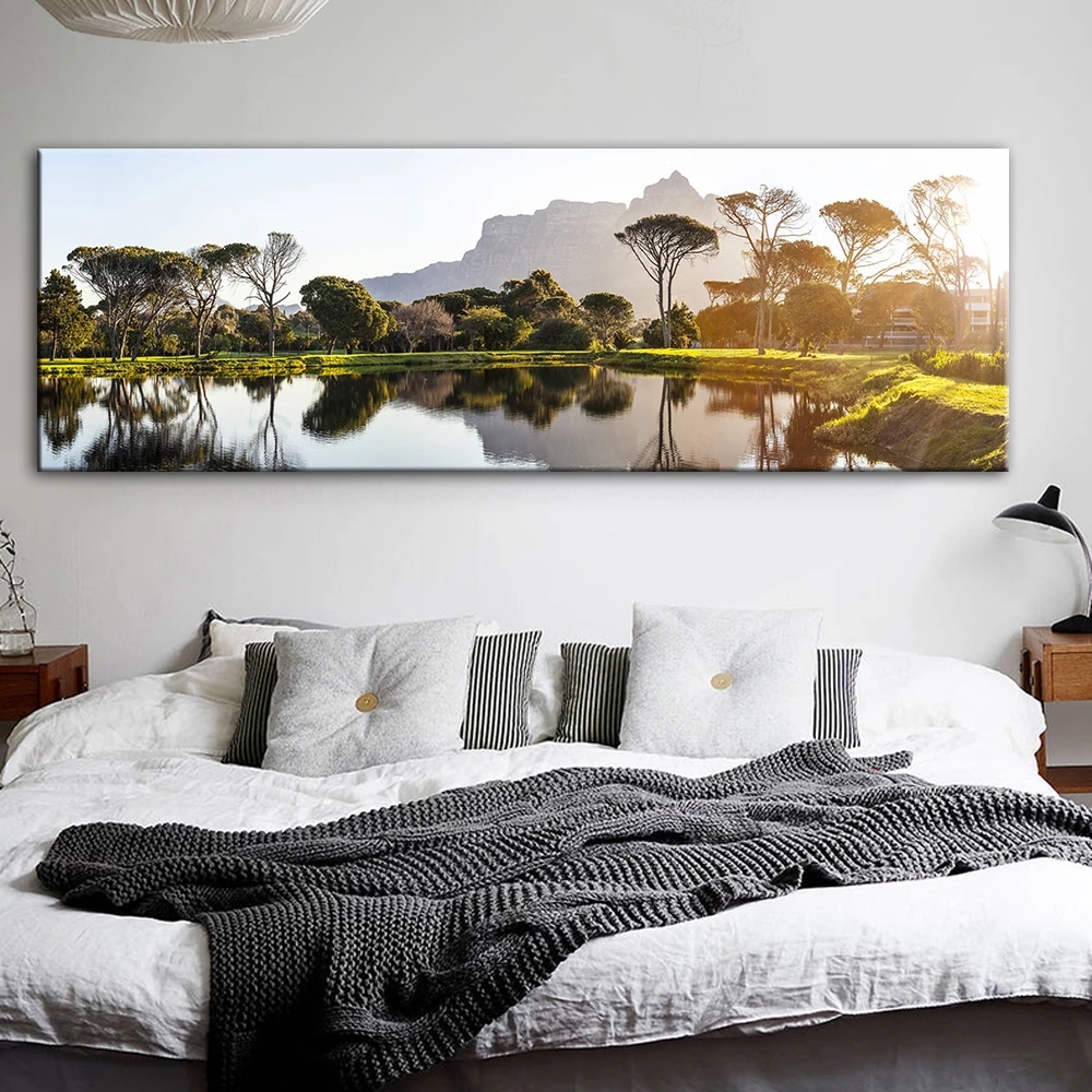 Beautiful Sunset Landscape Canvas Paintings Posters And Prints Wall Art Canvas Pictures for Bed Room Cuadros Home Decoration