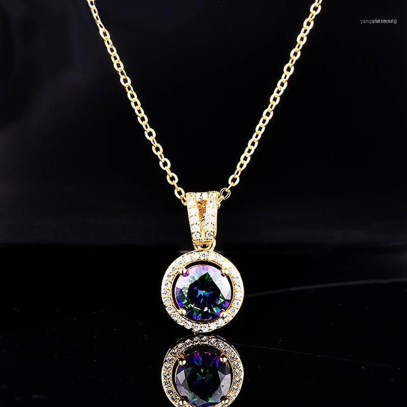 Luxury Simple Round Pendant Necklace Inlay Dazzling Eight Hearts Arrows Color Zircon Jewelry For Women Wedding Party1
Luxury Simple Round Pendant Necklace Inlay Dazzling Eight Hearts Arrows Color Zircon Jewelry For Women Wedding Party1