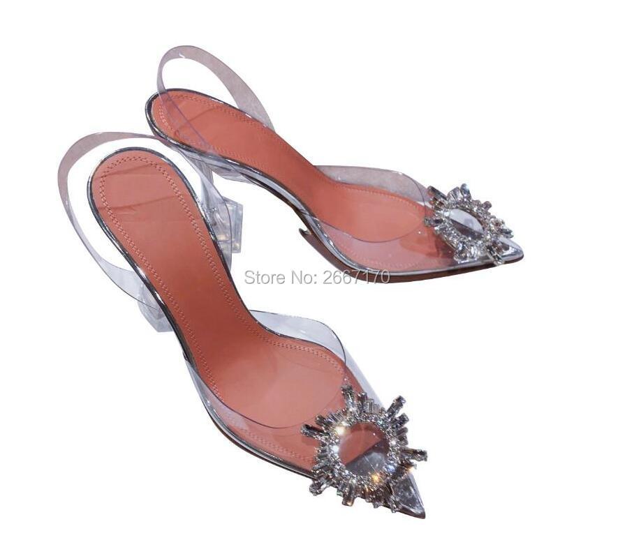 Summer Fashion PVC Sandals Women Crystal High Heels Transparent Clear Stilettos Perspex Party, Black
Summer Fashion PVC Sandals Women Crystal High Heels Transparent Clear Stilettos Perspex Party, Black