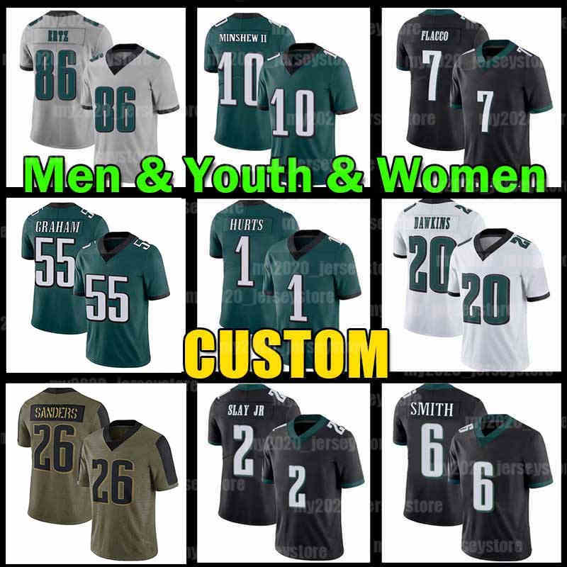 Jalen Hurts Jersey DeVonta Smith Reagor Miles Sanders Brandon Graham Gardner Minshew II Brian Westbrook Jason Kelce Goedert Joe Flacco, Custom men
Jalen Hurts Jersey DeVonta Smith Reagor Miles Sanders Brandon Graham Gardner Minshew II Brian Westbrook Jason Kelce Goedert Joe Flacco, Custom men