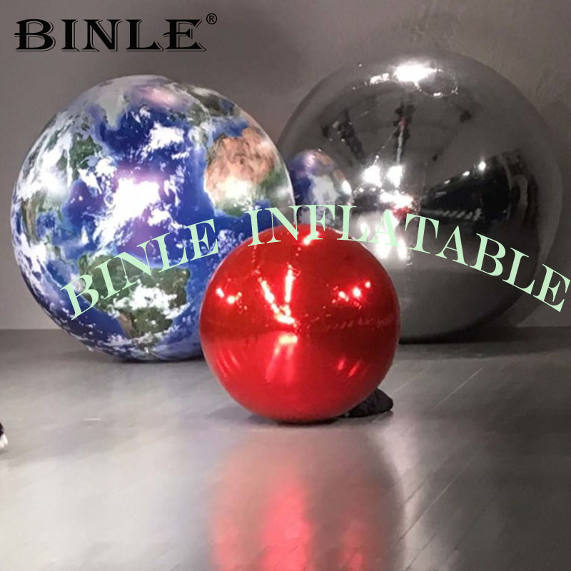Scientific nine planets giant inflatable earth ball,globe balloon,large sphere for school education or decoration