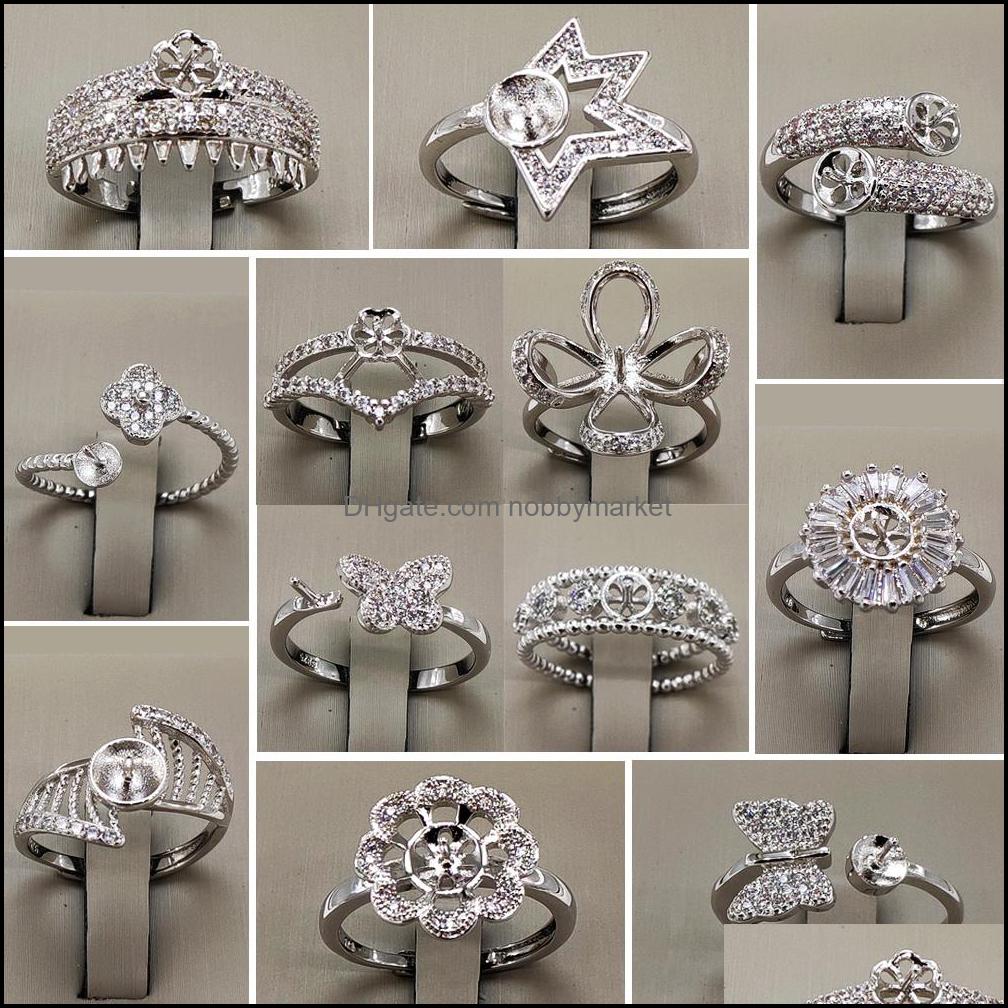 Jewelry Settings Wholesale Pearl Ring Zircon Solid 925 Sier 16 Styles For Women Mounting Rings Adjustable Blank Diy Drop Delivery 2021 Icwuf
Jewelry Settings Wholesale Pearl Ring Zircon Solid 925 Sier 16 Styles For Women Mounting Rings Adjustable Blank Diy Drop Delivery 2021 Icwuf