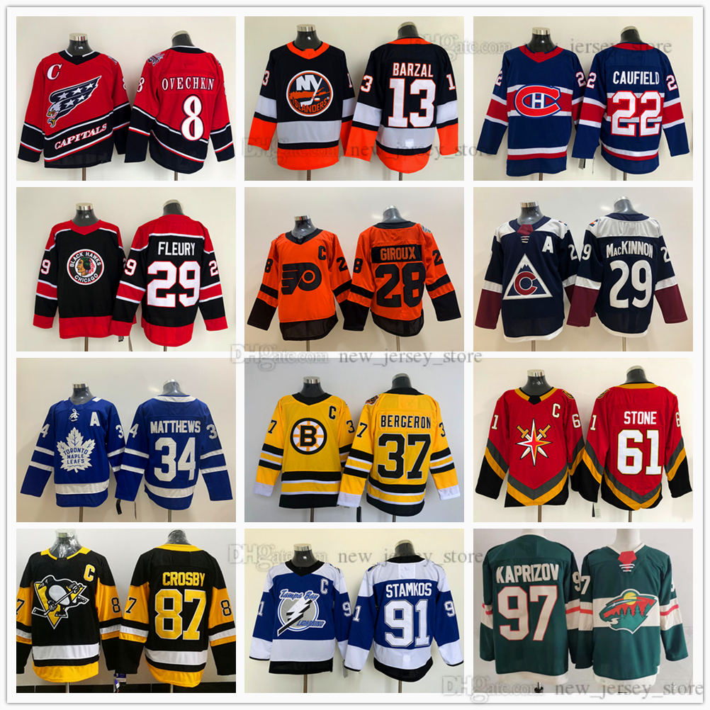 New Hockey Jerseys 37 Patrice Bergeron 8 Alex Ovechkin 29 Marc-Andre Fleury 34 Auston Matthews 91 John Tavares 22 Cole Caufield 13 Johnny Gaudreau Nathan MacKinnon, Choose number on picture
New Hockey Jerseys 37 Patrice Bergeron 8 Alex Ovechkin 29 Marc-Andre Fleury 34 Auston Matthews 91 John Tavares 22 Cole Caufield 13 Johnny Gaudreau Nathan MacKinnon, Choose number on picture