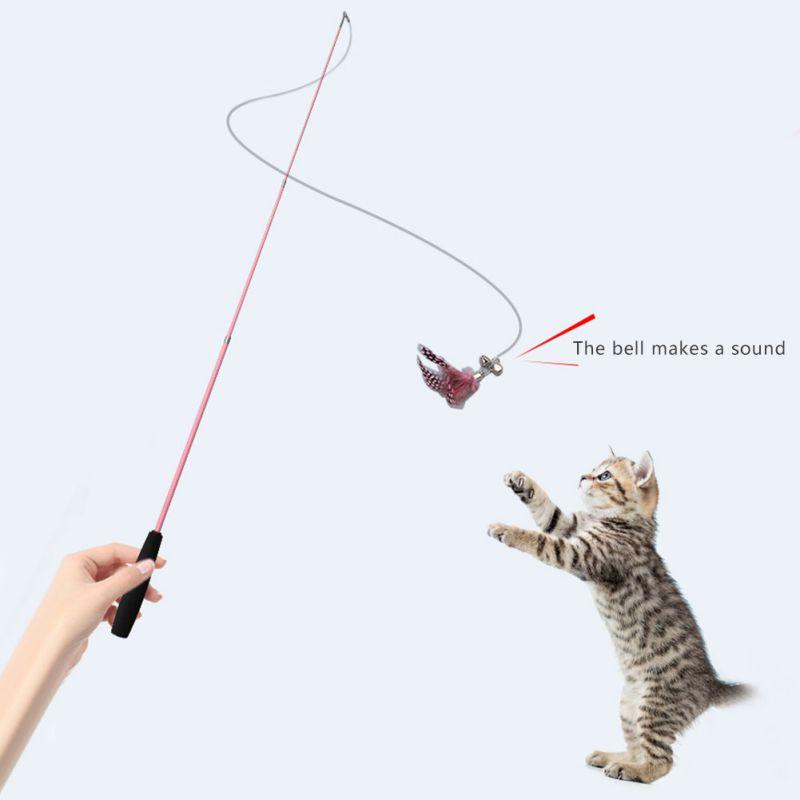 Cat Toys Interactive Pet Three-section Stick Set Funny Wand Toy Replacement Feather Head Kitten
Cat Toys Interactive Pet Three-section Stick Set Funny Wand Toy Replacement Feather Head Kitten