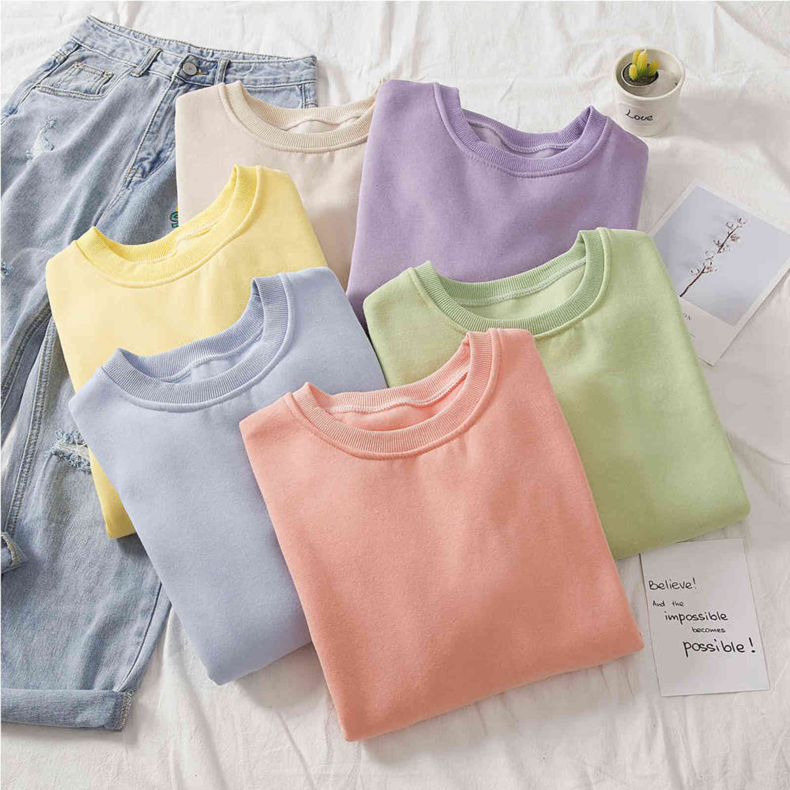 Basic Hoodie for Women Streetwear Female Spring Autumn Solid Colour Hoodies Casual Sweatshirt Hip Pop Tops Moletom Feminino 211108, White
Basic Hoodie for Women Streetwear Female Spring Autumn Solid Colour Hoodies Casual Sweatshirt Hip Pop Tops Moletom Feminino 211108, White