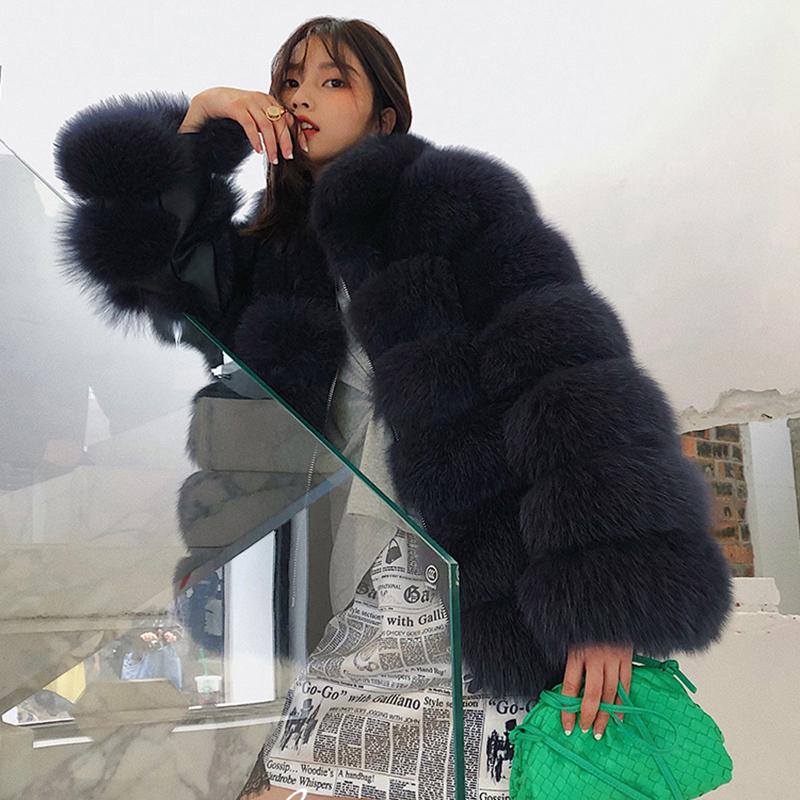 Women' Fur & Faux Arrival All-Match Daily Real Coat Thicken Natural Winter Jacket For Women Long Sleeve Warm And Stylish, Navy blue
Women' Fur & Faux Arrival All-Match Daily Real Coat Thicken Natural Winter Jacket For Women Long Sleeve Warm And Stylish, Navy blue