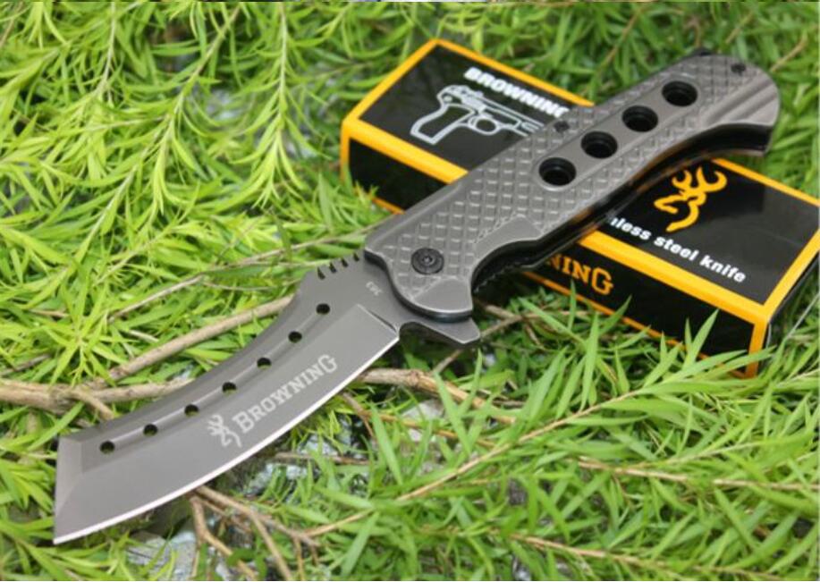 Browning 363 Shekou Tactical Folding Knife steel handle 3Cr13Mov blade Outdoor Camping Hunting Survival Pocket Utility EDC Tools Gift Man Collection BM
Browning 363 Shekou Tactical Folding Knife steel handle 3Cr13Mov blade Outdoor Camping Hunting Survival Pocket Utility EDC Tools Gift Man Collection BM