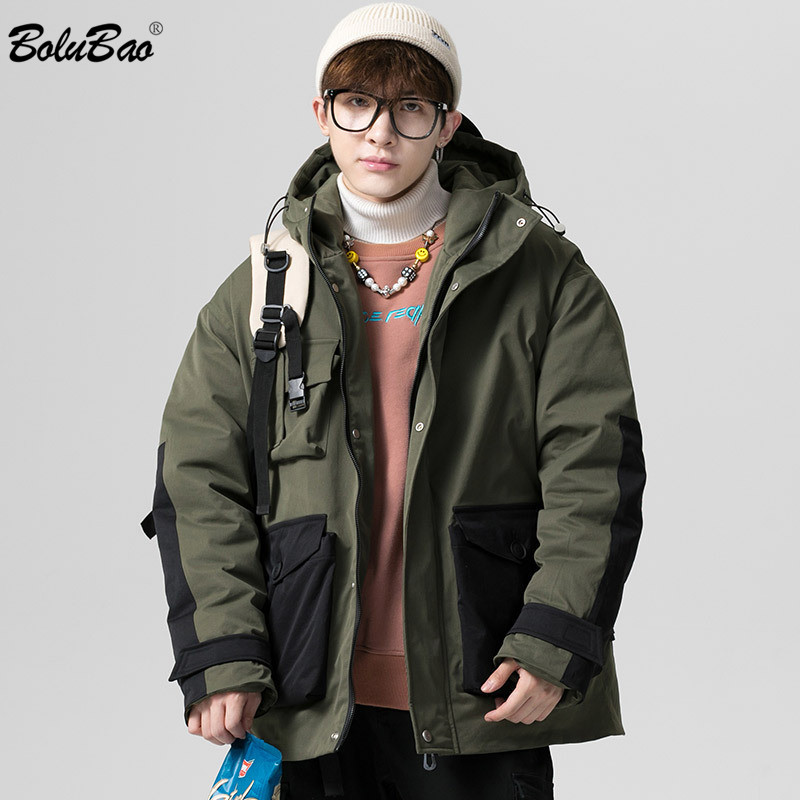 BOLUBAO Winter Brand Men Down Jacket Men Warm Thick Casual White Duck Down Coat Fashion Print Hooded Down Jackets Male 210518, Black
BOLUBAO Winter Brand Men Down Jacket Men Warm Thick Casual White Duck Down Coat Fashion Print Hooded Down Jackets Male 210518, Black