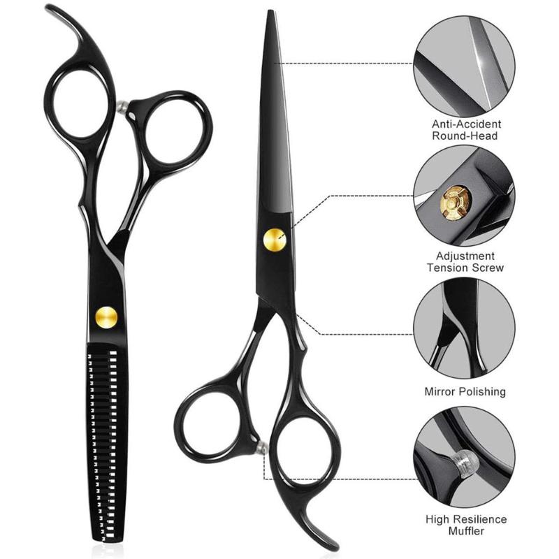 Hair Scissors Professional Hairdressing Kit Barber Cutting Thinning Cape Barbershop Haircut Shears Hairdresser Accessories Sets