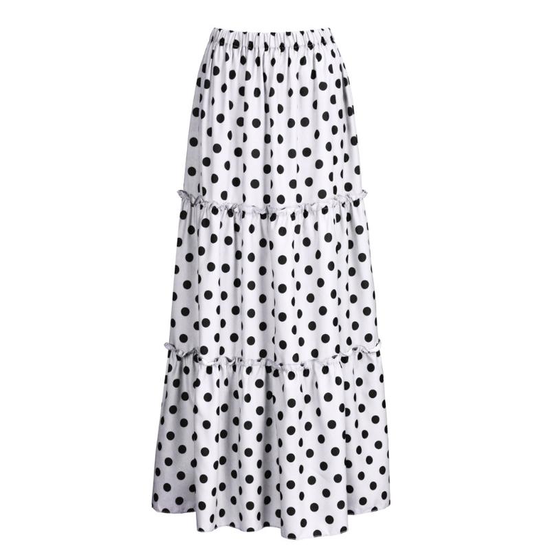 Womens Pleated Long Maxi Skirts 2021 Summer Dot Printed Elastic Waist Skirt Party High Beach Boho, Blue
Womens Pleated Long Maxi Skirts 2021 Summer Dot Printed Elastic Waist Skirt Party High Beach Boho, Blue