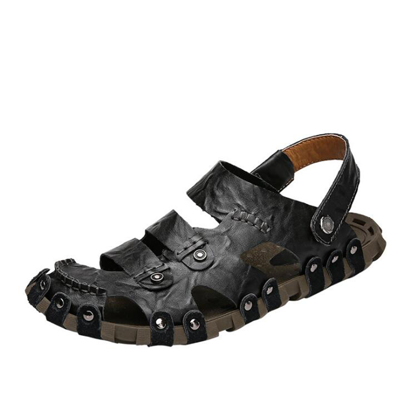 Sandals For Summer Fashion Beach %100 High Quality Genuine Cow Leather Men Slippers Casual Shoes, Black
Sandals For Summer Fashion Beach %100 High Quality Genuine Cow Leather Men Slippers Casual Shoes, Black