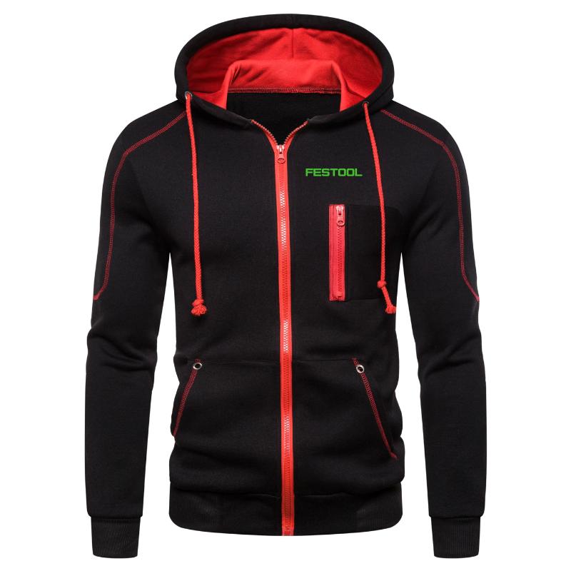 Men's Hoodies & Sweatshirts Men Spring Classic Style Tops FESTOOL Brand Logo Print Solid Color Jacket Customizable Zipper Cotton Hoodie Coat, Black
Men's Hoodies & Sweatshirts Men Spring Classic Style Tops FESTOOL Brand Logo Print Solid Color Jacket Customizable Zipper Cotton Hoodie Coat, Black