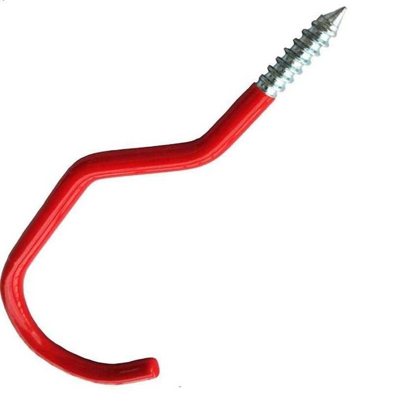 Bike Hooks,Heavy Duty Bicycle Storage Hooks Set,Screw-in Utility Storage Hangers Shed Garage Garden Hook Plastic Coated for Wall 210609