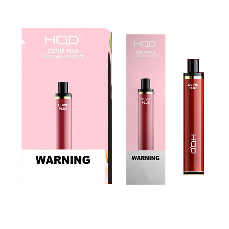 HQD Cuvie Plus Electronic Cigarett Starter Kit 1200 Puffs Disposable Vape Pen 650 mAh Battery
HQD Cuvie Plus Electronic Cigarett Starter Kit 1200 Puffs Disposable Vape Pen 650 mAh Battery