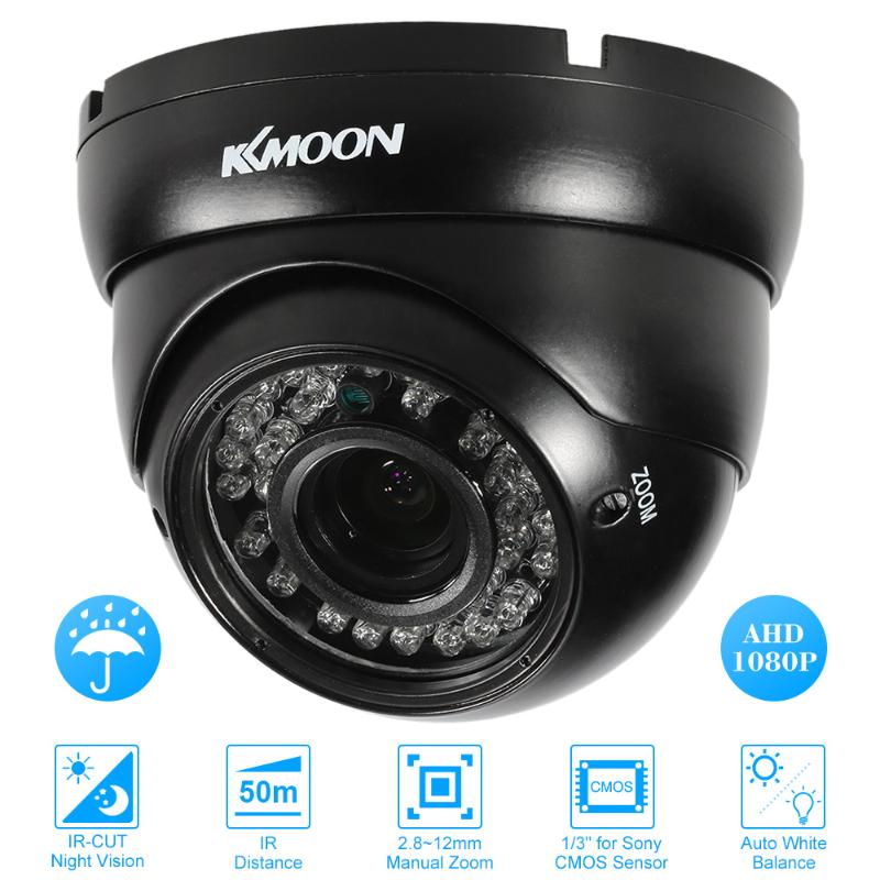Cameras KKmoon 1080P AHD Dome CCTV Camera 2.8~12mm Manual Zoom Varifocal Lens Night Vision IP66 Rainproof Outdoor Security
Cameras KKmoon 1080P AHD Dome CCTV Camera 2.8~12mm Manual Zoom Varifocal Lens Night Vision IP66 Rainproof Outdoor Security