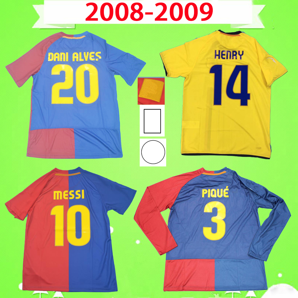 2008 2009 Retro soccer jersey home classic vintage football shirt away green Dina Alves Henry Camiseta de futbol 08 09 A.INIESTA PIQUE long short sleeve, 2008 2009 cup
2008 2009 Retro soccer jersey home classic vintage football shirt away green Dina Alves Henry Camiseta de futbol 08 09 A.INIESTA PIQUE long short sleeve, 2008 2009 cup
