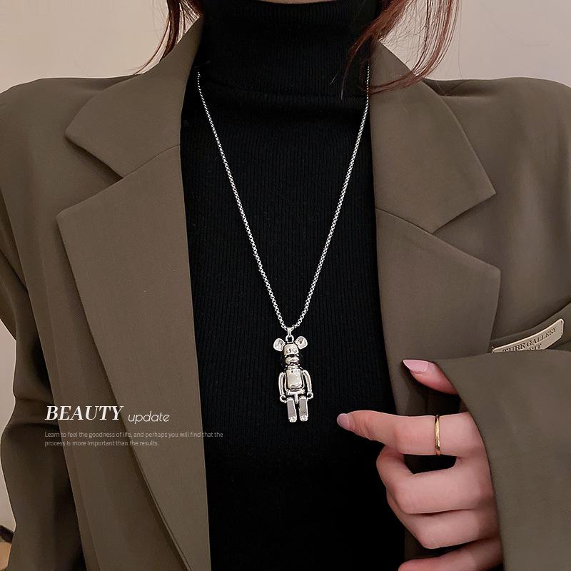 Pendant Necklaces Hip Hop Necklace Unisex Sweater Chain Long Silver Wild-match Titanium Steel Colorless Accessories
Pendant Necklaces Hip Hop Necklace Unisex Sweater Chain Long Silver Wild-match Titanium Steel Colorless Accessories