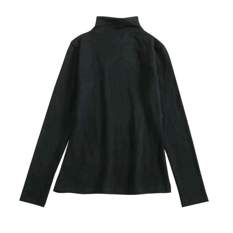 Long Sleeve Turtleneck Top Female Dropship Women Fall Clothes White Autumn Winter Warm Top Femme Pullovers Sweater 211109