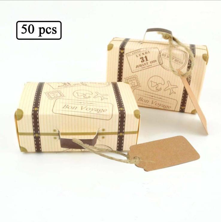Gift Wrap 100pcs Creative Mini Suitcase Candy Box Carton Card Packaging Wedding Birthday Party Favors With Tag
Gift Wrap 100pcs Creative Mini Suitcase Candy Box Carton Card Packaging Wedding Birthday Party Favors With Tag