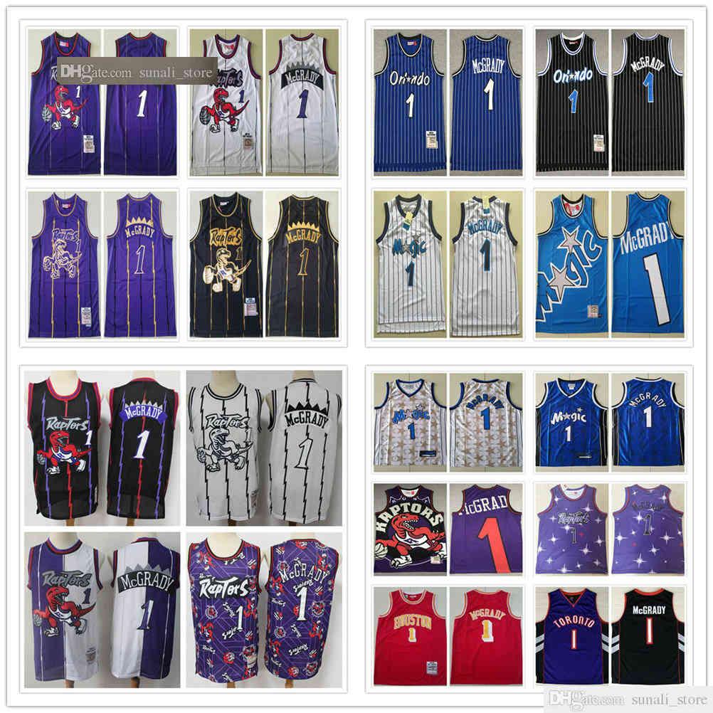 Sewn Mesh Vintage Fashion Men Tracy 1 McGrady Jerseys Purple White Black Blue Red Basketball College Shirts Fast Shipping, Black;red
Sewn Mesh Vintage Fashion Men Tracy 1 McGrady Jerseys Purple White Black Blue Red Basketball College Shirts Fast Shipping, Black;red