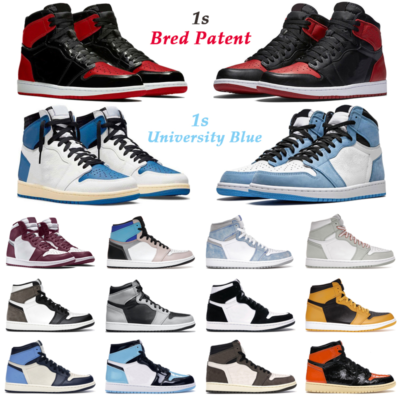 1s High OG Basketball Shoes Bred Patent Men Women 1 Bordeaux Prototype Hyper Royal University Blue Dark Mocha Mens Trainers Sports Sneakers size 36-46, #13
1s High OG Basketball Shoes Bred Patent Men Women 1 Bordeaux Prototype Hyper Royal University Blue Dark Mocha Mens Trainers Sports Sneakers size 36-46, #13
