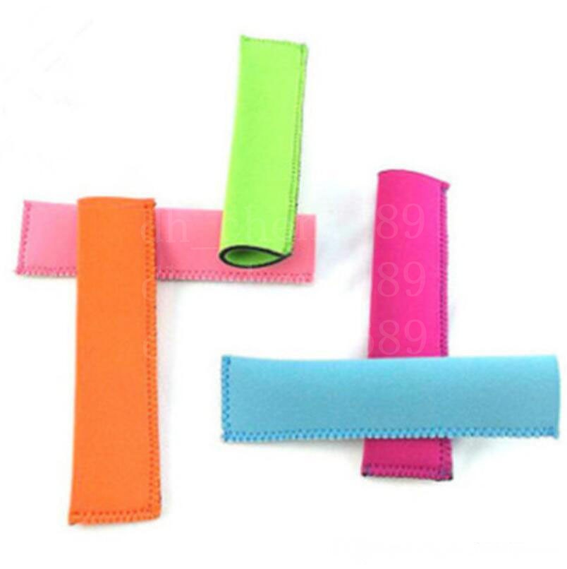 New Wholesale Popsicle Holders Pop Ice Sleeves Freezer Pop Holders 15x4.2cm for Kids Summer Kitchen Tools 10 colo
New Wholesale Popsicle Holders Pop Ice Sleeves Freezer Pop Holders 15x4.2cm for Kids Summer Kitchen Tools 10 colo