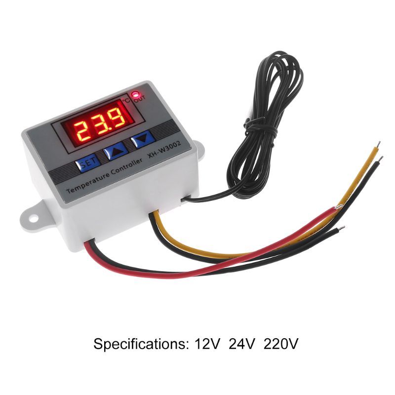 W3002 10A Led Thermostat Regulator Digital Temperature Controller 12V 24V 220V