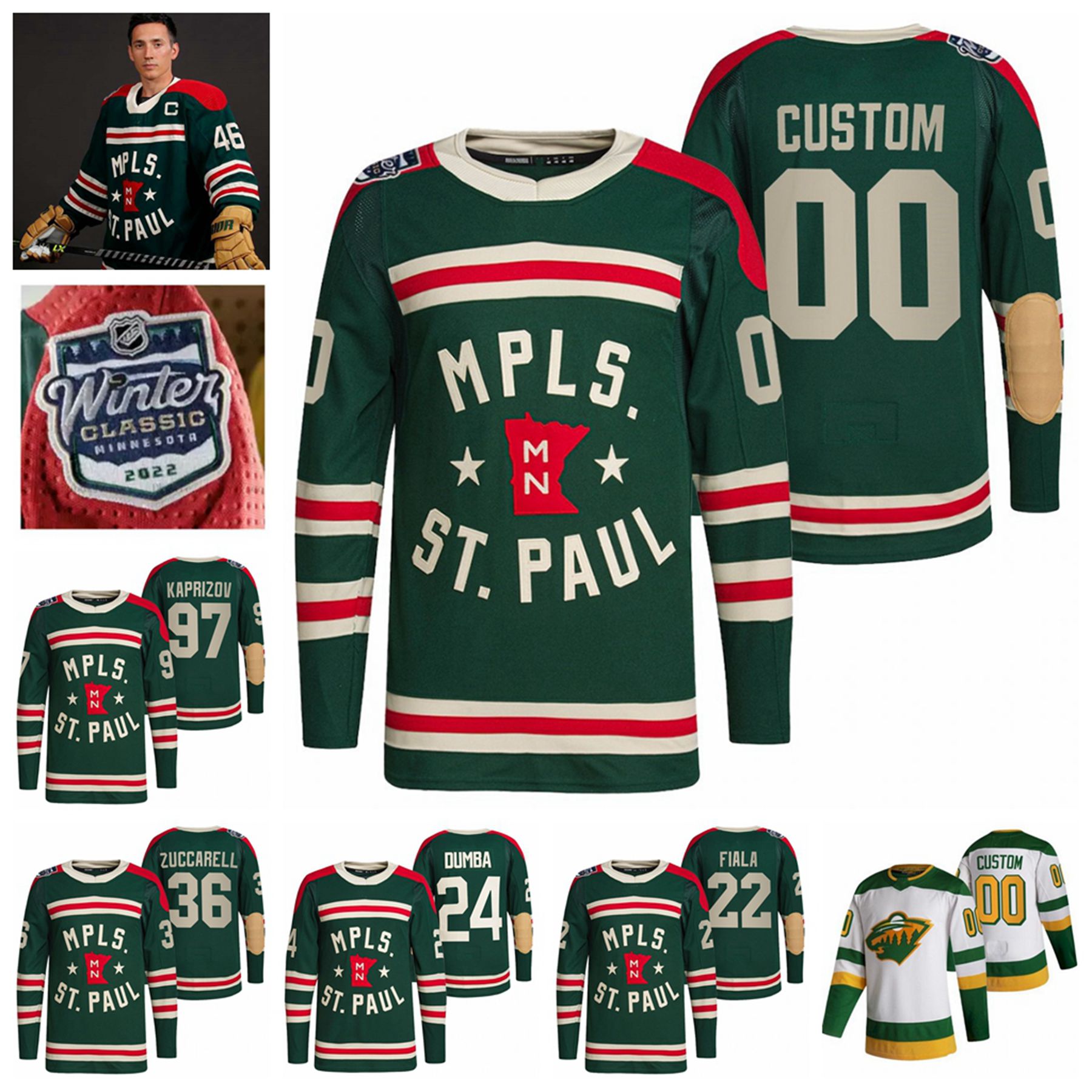 2022 Winter Classic Minnesota Wild Hockey Jerseys Hunter Jones Jersey Nick Bjugstad Brad Hunt Marcus Johansson Nick Bonino Custom Stitched, Black;red
2022 Winter Classic Minnesota Wild Hockey Jerseys Hunter Jones Jersey Nick Bjugstad Brad Hunt Marcus Johansson Nick Bonino Custom Stitched, Black;red