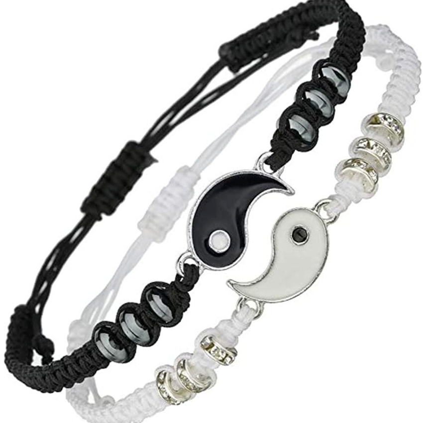 Joint Yinyang Charm bracelet Weave combination couple bracelets bangle cuff friendship lover fashion jewelry will and sandy, Golden;silver
Joint Yinyang Charm bracelet Weave combination couple bracelets bangle cuff friendship lover fashion jewelry will and sandy, Golden;silver