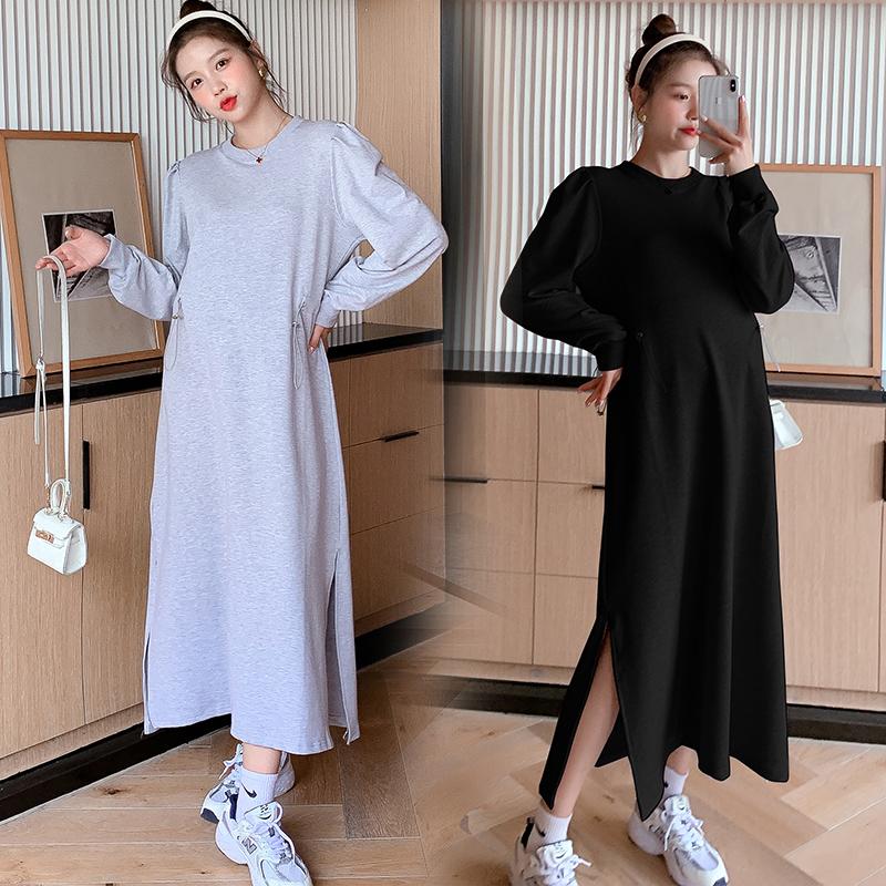Maternity Dresses 7906# Dress Spring Autumn Long Sleeves Midi Loose Plain Color Large Size Pregnant Woman Mom, Black
Maternity Dresses 7906# Dress Spring Autumn Long Sleeves Midi Loose Plain Color Large Size Pregnant Woman Mom, Black