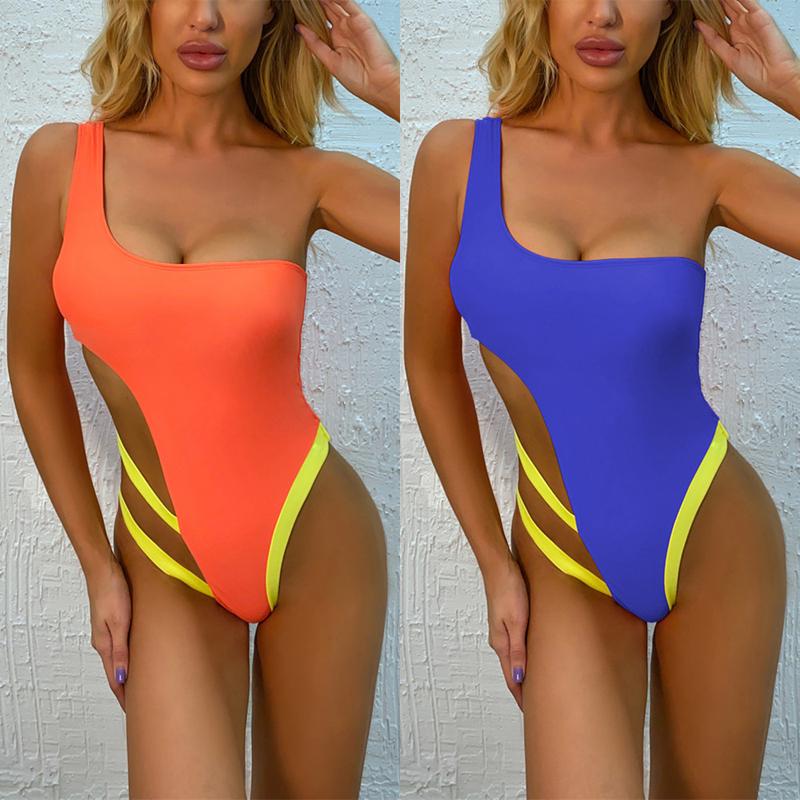 Women's Swimwear Swimsuit Ladies Korea Women Plus Size Bikini 2021 For Beachwear Sexy One Piece Pure Color Spot Shoulder Solid, White;black
Women's Swimwear Swimsuit Ladies Korea Women Plus Size Bikini 2021 For Beachwear Sexy One Piece Pure Color Spot Shoulder Solid, White;black