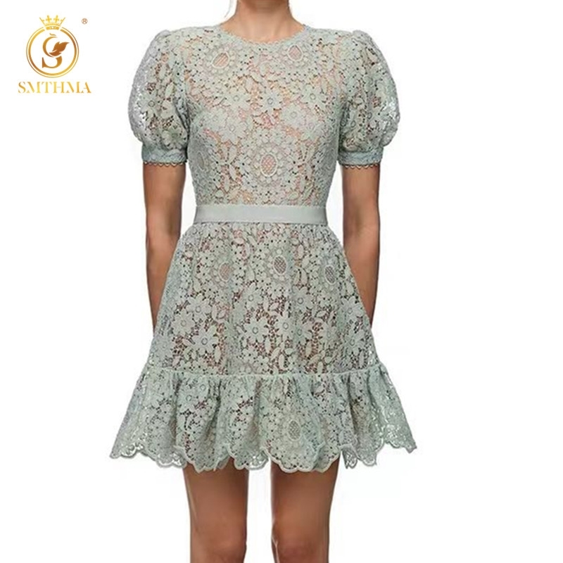 Arrival Women' Summer Green Lace Hollow Out Dress Ladies Short Sleeve Runway Dresses Vestidos 210520, Photo color
Arrival Women' Summer Green Lace Hollow Out Dress Ladies Short Sleeve Runway Dresses Vestidos 210520, Photo color