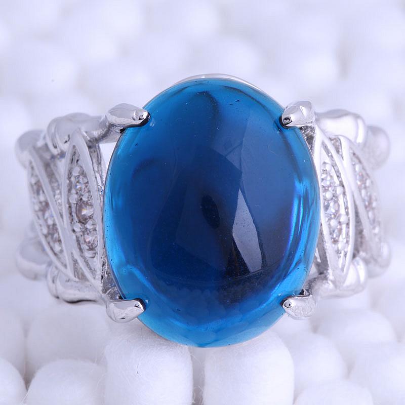 Cluster Rings Love Monologue Charming Oval Blue Cubic Zirconia Silver Color Ring For Women Size 5.5 / 6.5 7.5 8.5 Free Jewelry Bag J0615
Cluster Rings Love Monologue Charming Oval Blue Cubic Zirconia Silver Color Ring For Women Size 5.5 / 6.5 7.5 8.5 Free Jewelry Bag J0615