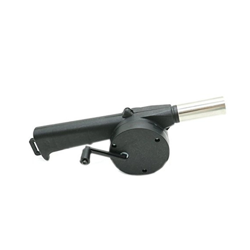 Hand Crank Powered Barbecue Fan Air Blower Grill Fire Cranked Outdoor Picnic Camping BBQ RRD7700 Free shipping