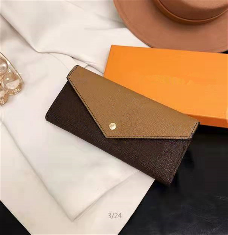 Designer Wallet bag Coin Purse Floral pattern Card holder women 2-pieces wallets men pures with box, Brown
Designer Wallet bag Coin Purse Floral pattern Card holder women 2-pieces wallets men pures with box, Brown