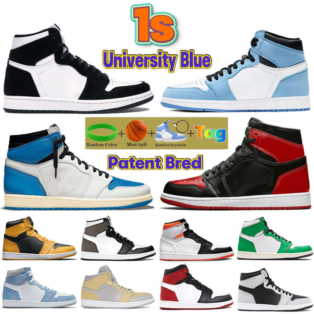 est 1 1s University Blue Basketball Shoes Dark Mocha patent bred twist hyper royal SE sesame pollen UNC black white men women sneakers sosai
est 1 1s University Blue Basketball Shoes Dark Mocha patent bred twist hyper royal SE sesame pollen UNC black white men women sneakers sosai