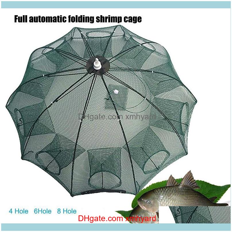 Aessories Sports & Outdoorsstrengthened 4-8 Holes Matic Shrimp Cage Nylon Foldable Fish Net Cast Fold Crab Trap Fishing Network Drop Deliver
Aessories Sports & Outdoorsstrengthened 4-8 Holes Matic Shrimp Cage Nylon Foldable Fish Net Cast Fold Crab Trap Fishing Network Drop Deliver