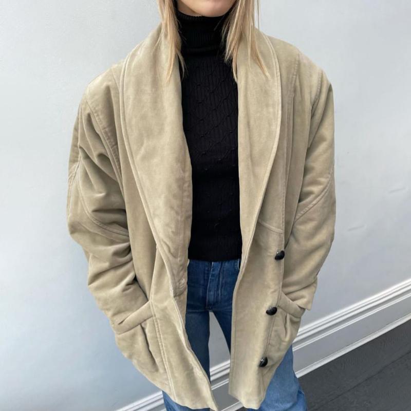 Women's Jackets Pirate Hippie Pockets Solid Jackect Woman 2021 Winter Turn Down Collar Single Breasted Coats Female Causal Vintage Outerwear, Black;brown
Women's Jackets Pirate Hippie Pockets Solid Jackect Woman 2021 Winter Turn Down Collar Single Breasted Coats Female Causal Vintage Outerwear, Black;brown