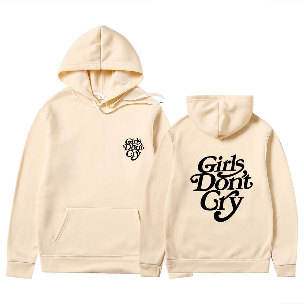 Street Fashion Girls Don't Cry Men Hoodies Sweatshirts Harajuku Sweatshirt Autumn Winter Oversized Hoody Teen Couple Clothing H0910