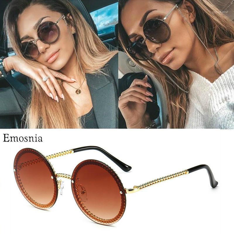 Sunglasses Trendy Classic Round Chain Women 2021 Vintage Retro Black Sexy Circle Sun Glasses Female Shades Rimless
Sunglasses Trendy Classic Round Chain Women 2021 Vintage Retro Black Sexy Circle Sun Glasses Female Shades Rimless