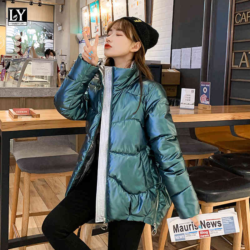 down Winter Women Casual Parkas Short Loose Bright Jackets Pink Green Snowoutwear Bubble Coat, Black
down Winter Women Casual Parkas Short Loose Bright Jackets Pink Green Snowoutwear Bubble Coat, Black