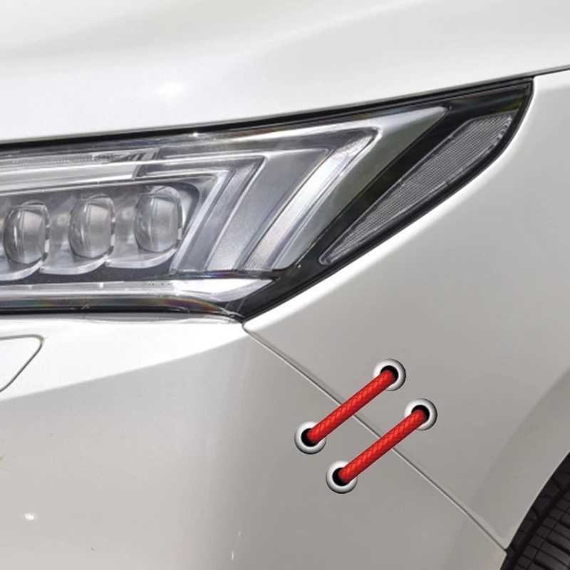 Car Sticker Shoelace Bumper Reflective Car Sticker Creative Body Trunk Decals Decoration Ebike Motorcycle Auto Decal Car