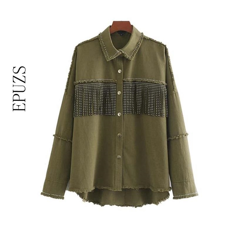 Winter coats and jackets women beading tassel black denim jacket long sleeve overcoat outwear oversized jeans 210521
Winter coats and jackets women beading tassel black denim jacket long sleeve overcoat outwear oversized jeans 210521