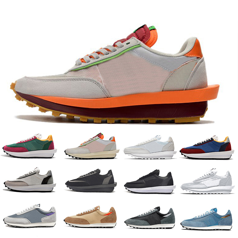 Clot Orange Blaze ldv waffle Daybreak Mens Running Shoes Triple White Black Wolf Grey platform Women men Sacai X LDWaffle trainers Sports Sneakers Chaussures, Color#15
Clot Orange Blaze ldv waffle Daybreak Mens Running Shoes Triple White Black Wolf Grey platform Women men Sacai X LDWaffle trainers Sports Sneakers Chaussures, Color#15